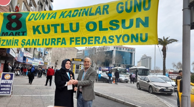 İzmir Şanlıurfa Federasyonu Kadınlar Günü Etkinliği Düzenledi