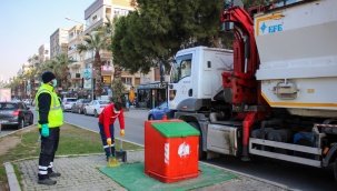 Karşıyaka'da Çöp Konteynerleri Yer Altına Alınıyor