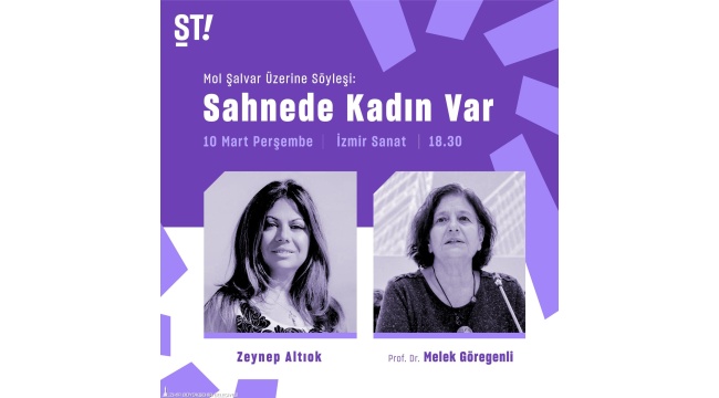 Mor Şalvar “Kadın” Söyleşisiyle Sahnede