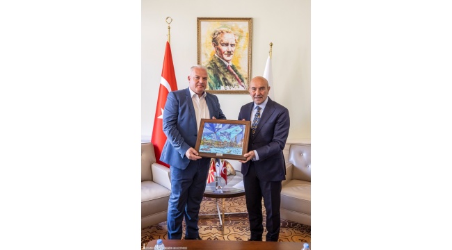 Başkan Soyer Delçevo Belediye Başkanı’nı Ağırladı