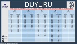 Bayramda Toplu Ulaşım Ücretsiz