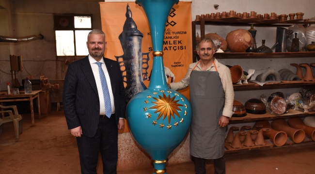 Menemen&#039;den Cumhurbaşkanlığına Dev Vazo