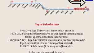 İzmir Metro’dan Uyarı
