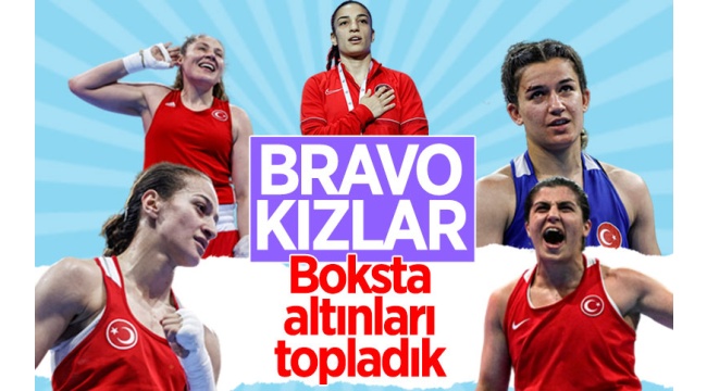 Kadın Milli Boksörlerimiz Şampiyonada Tarih Yazdı