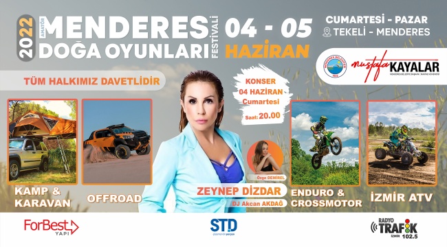 Menderes’te Doğa Oyunları Festivali Başlıyor
