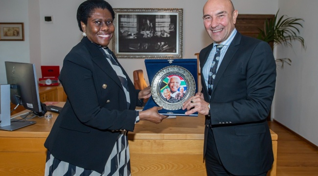 Başkan Soyer Güney Afrika Büyükelçisi&#039;ni Ağırladı