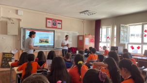 Büyükşehir'den Çocuklara Kuş Gözlemciliği Eğitimi