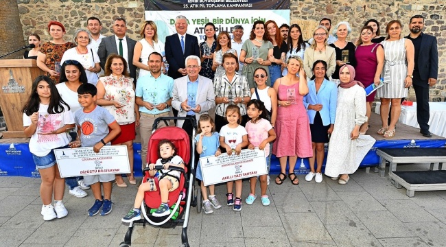 Büyükşehir’in Çevre Dostu Kampanyasında Ödüller Sahiplerini Buldu