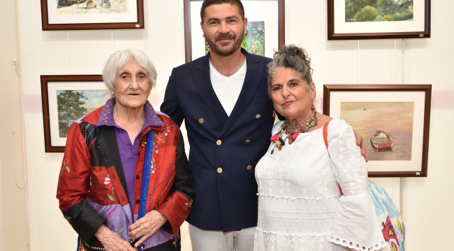 Foca'da Gülşen Pasin ve Sumru Pasin Resim Sergisi
