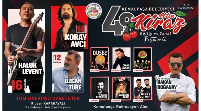Kemalpaşa&#039;da Kiraz Festivali Coşkusu Başlıyor