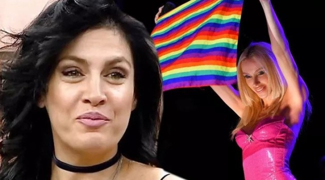LGBT Bayrağı Açan Gülşen'e Tepki