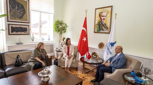 Lüksemburg Büyükelçisi Başkan Soyer&#039;i Ziyaret Etti