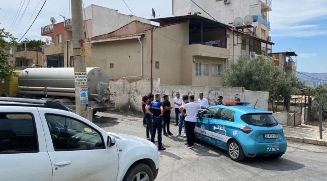 Vidanjörle Kaçak Döküm Yapanlara Suçüstü
