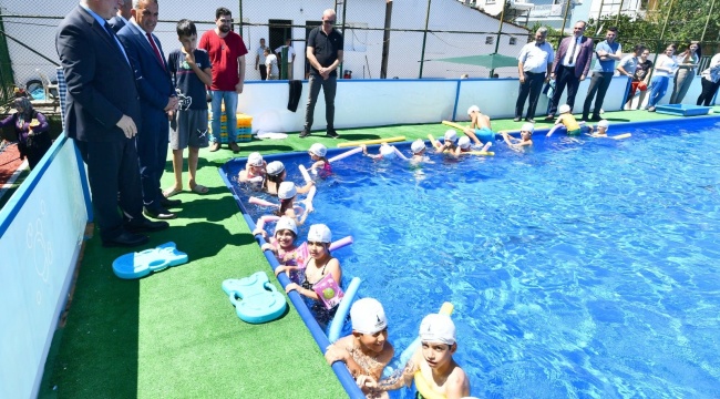 Beydağlı Çocukların Yüzme Sevinci