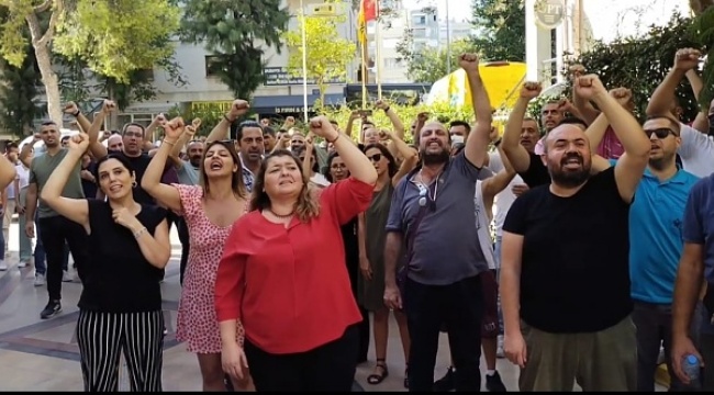 Bornova Belediyesi işçilerinden SODEMSEN’e tepki