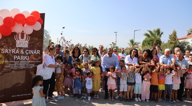 Sayra ve Çınar’ın ismi Urla’da yaşayacak