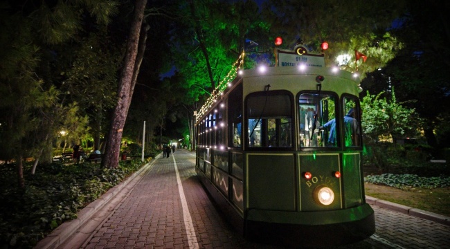 “Nostaljik Tramvay” fuar ziyaretçilerini geçmişe götürüyor