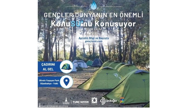 Genç kampçılar Olivelo’da su için buluşacak