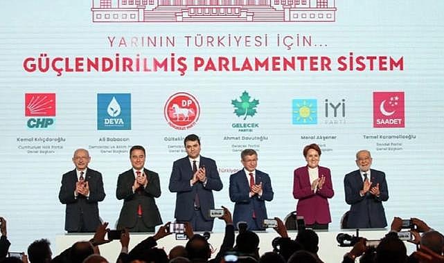 Altılı Masa Yeni Anayasa Paketi'ni açıkladı