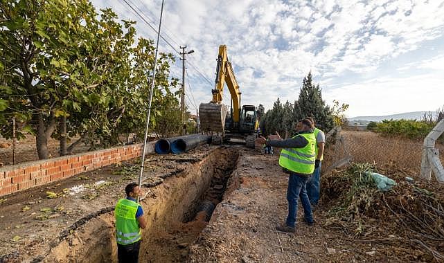 İZSU’dan Urla’da yağmur suyu harekâtı