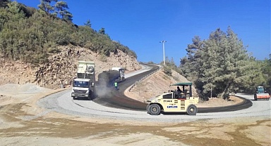 Menteşe'de Asfalt Çalışması