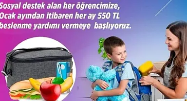 Büyükşehirden Çocuklar İçin Beslenme Yardımı