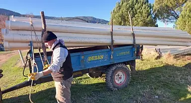 Demirci Söğütçük'te 650 Dekar Sulamaya Açılıyor
