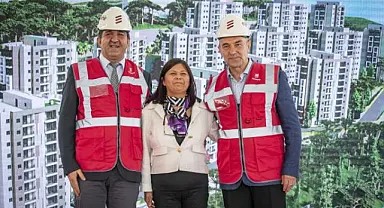 İzmir'de belediye personeli ve dar gelirli aileler için toplu konut projesi