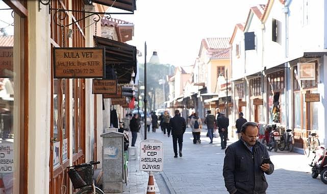 Kula'da Tarihi Sokak Sağlıklaştırma Çalışmaları Tamamlandı