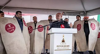 Başkan Soyer, çobanlarla Türkelli mezbahasını açtı
