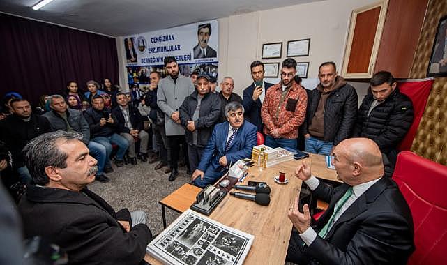 Başkan Soyer’den Cengizhan Erzurumlular Derneği&#039;ne ziyaret