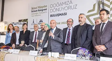 Başkan Soyer "Doğamıza Dönüyoruz" başlıklı uzman toplantısında konuştu: Geleceği ortak akılla inşa etmenin sorumluluğunu taşıyoruz