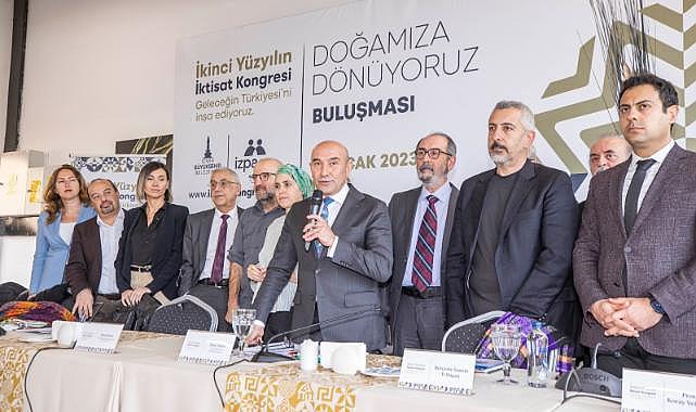 Başkan Soyer &quot;Doğamıza Dönüyoruz&quot; başlıklı uzman toplantısında konuştu: Geleceği ortak akılla inşa etmenin sorumluluğunu taşıyoruz