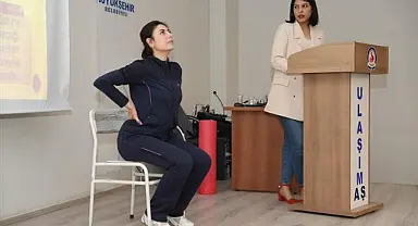 Büyükşehir Ulaşım AŞ şoförlerine “Omurga Sağlığı” eğitimi