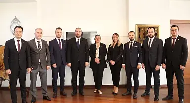 Genç iş insanlarından Başkan Çerçioğlu'na ziyaret