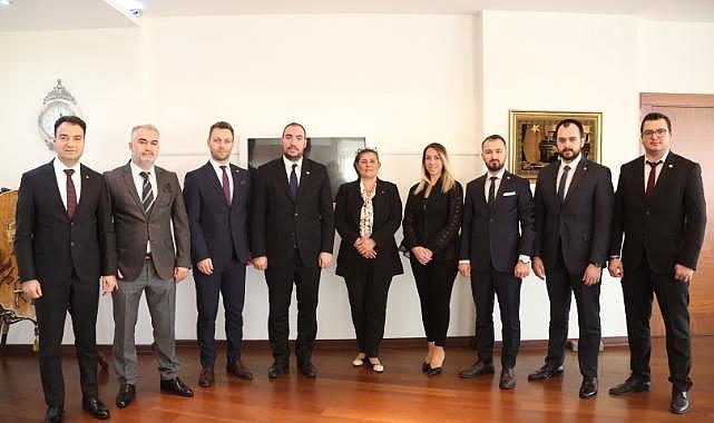 Genç iş insanlarından Başkan Çerçioğlu'na ziyaret