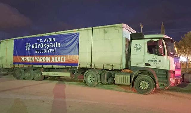 Aydın Büyükşehir Belediyesi Deprem Bölgesine Destek Götürmek İçin Teyakkuza Geçti