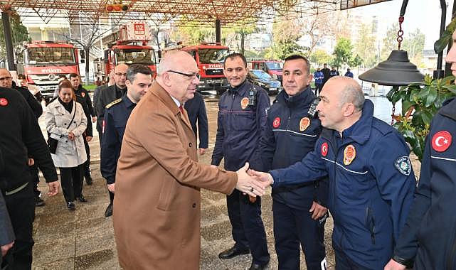 Başkan Ergün, Afet Bölgesinden Dönen İtfaiye Ekipleriyle Bir Araya Geldi