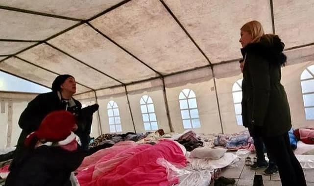 Başkan Şeniz Doğan Deprem Bölgesi Hatay&#039;da