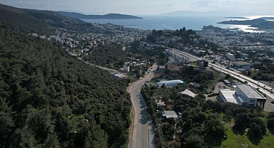 Bodrum Mümtaz Ataman Caddesinde Birinci Kat Sıcak Asfalt Dökümü Tamamlandı