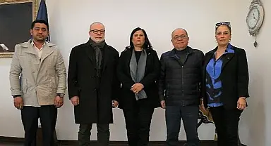 Çerçioğlu’na CHP ve Gelecek Partisi Başkanlarından ziyaret