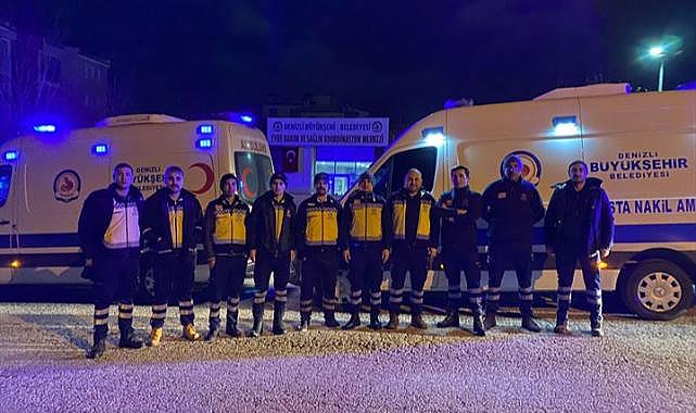 Denizli Büyükşehir, Hatay’ı yalnız bırakmadı