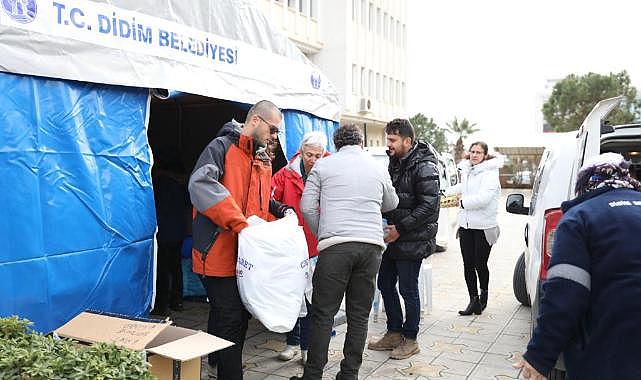 Didim Belediyesin&#039;den Deprem Bölgesine Yardım Eli