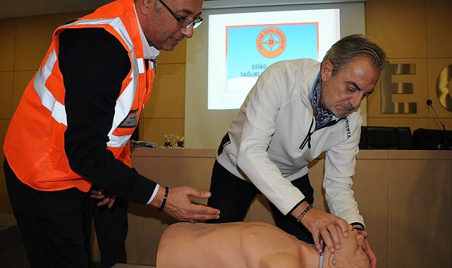 EGİAD'dan Deprem Sonrası İlk Yardım Eğitimi