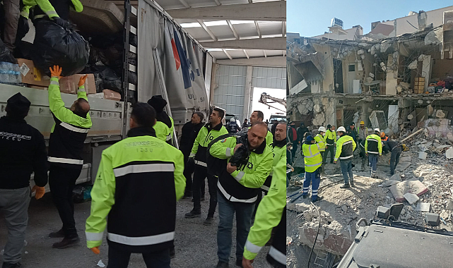 İzmir Büyükşehir Belediyesi ekipleri Hatay'da umudu büyütüyor