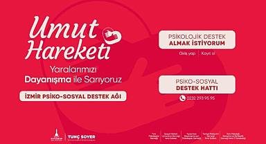 İzmir Büyükşehir Belediyesi'nden depremzedelere psiko-sosyal destek