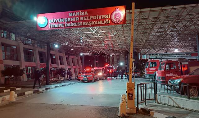 Manisa Büyükşehir İtfaiyesi Afet Bölgesine Hareket Etti