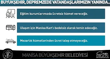 Manisa, depremzedeleri kucaklıyor