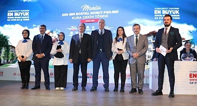 Şehzadeler Toki'de Kura Heyecanı