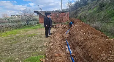 Yeni Yerleşim Yerlerine İçme Suyu Hatları Döşeniyor